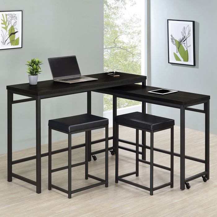 Hawes 4 Pc Counter Height Dining Set - Visions in Furniture (La Mirada, CA)