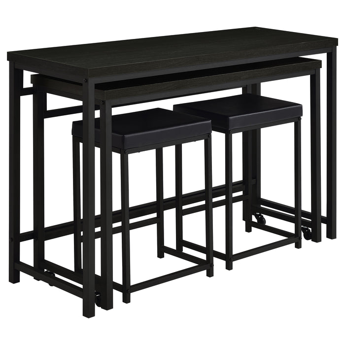 Hawes 4 Pc Counter Height Dining Set - Visions in Furniture (La Mirada, CA)