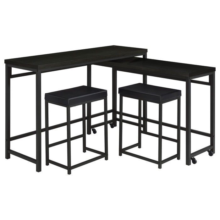 Hawes 4 Pc Counter Height Dining Set - Visions in Furniture (La Mirada, CA)