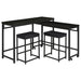 Hawes 4 Pc Counter Height Dining Set - Visions in Furniture (La Mirada, CA)