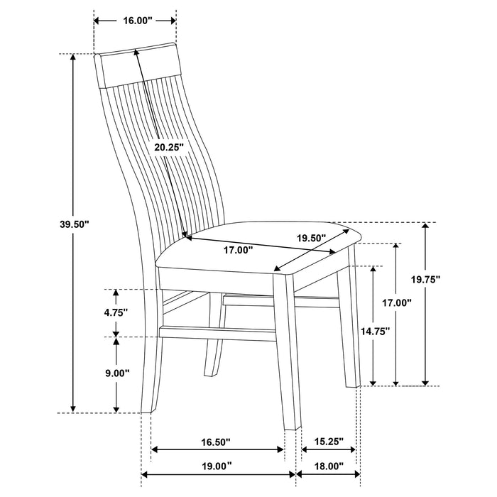 Briarwood 5 Pc Dining Set - Visions in Furniture (La Mirada, CA)
