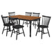 Hollyoak 7 Pc Dining Set - Visions in Furniture (La Mirada, CA)