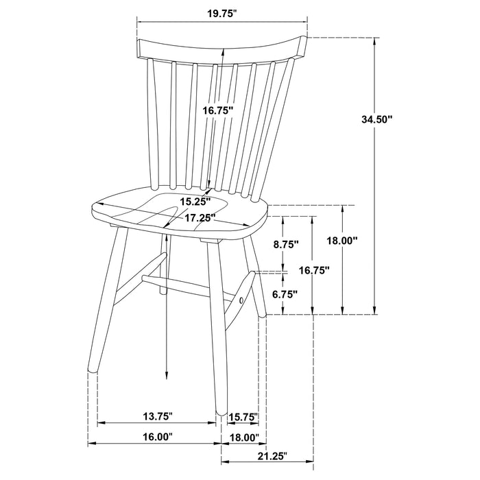 Hollyoak 7 Pc Dining Set - Visions in Furniture (La Mirada, CA)