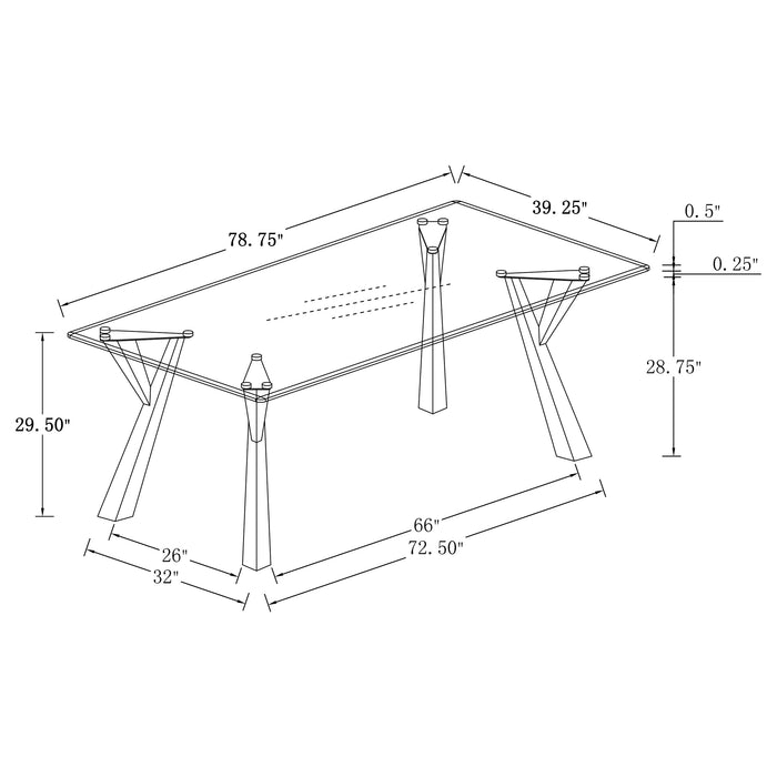 Alaia Dining Tables - Visions in Furniture (La Mirada, CA)