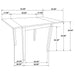 Kelso 5 Pc Dining Sets - Visions in Furniture (La Mirada, CA)
