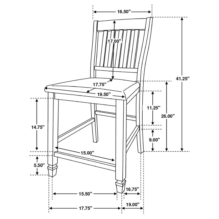 Sarasota Counter Height Dining Sets - Visions in Furniture (La Mirada, CA)