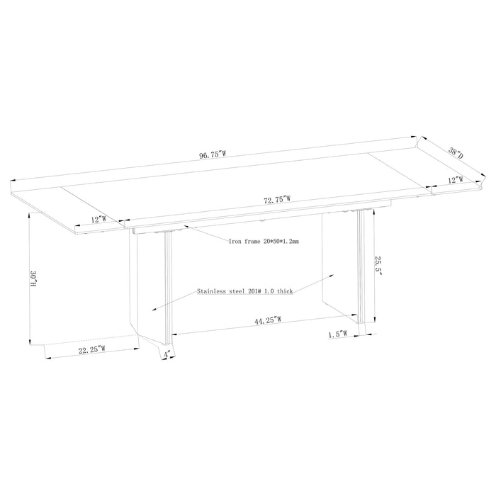 Vesa Dining Tables - Visions in Furniture (La Mirada, CA)