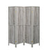 Deepika 4-panel Folding Screen Grey Driftwood - Visions in Furniture (La Mirada, CA)