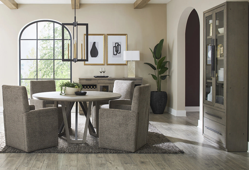Parker House Pure Modern Dining 60 Inch Round Table with Wood Base