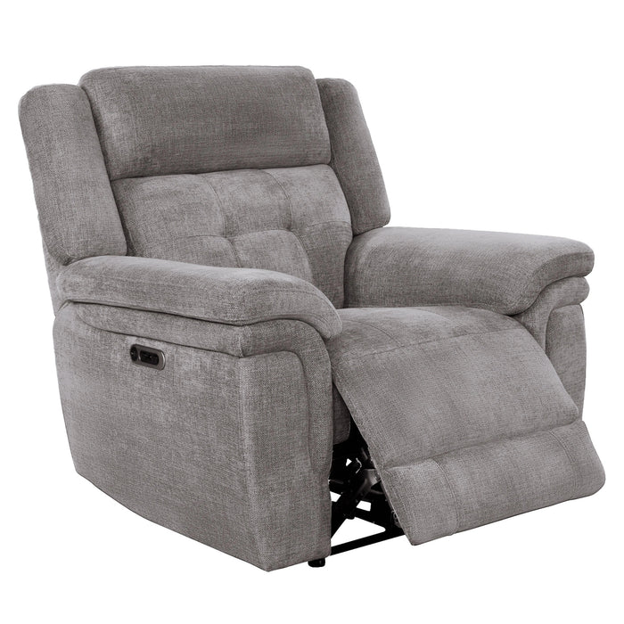 Parker Living Richland - Bristol Grey Power Reclining Sofa and Two Recliners