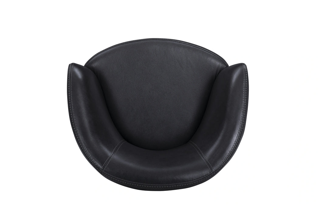 Parker Living Barolo 100% Italian Leather Swivel Club Chair Two Pack