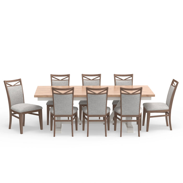 Parker House Americana Modern Dining 88 inch Trestle Extendable Dining Table