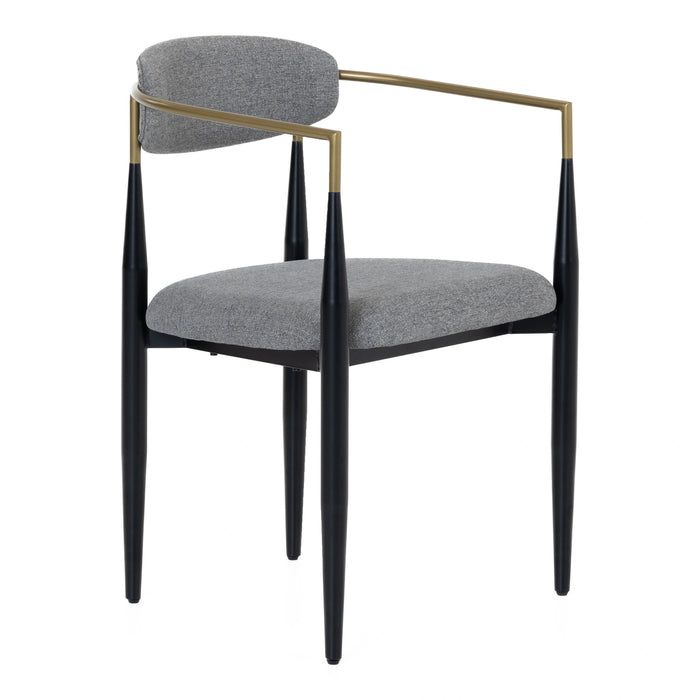 Buchtel - Mid-Century Modern Fabric Dining Chair