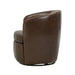 Parker Living Barolo 100% Italian Leather Swivel Club Chair