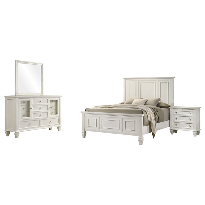 Sandy Beach 4 & 5 Piece Pc Bedroom Set Cal.King & E.King - Visions in Furniture (La Mirada, CA)