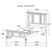 Sandy Beach 4 & 5 Piece Pc Bedroom Set Cal.King & E.King - Visions in Furniture (La Mirada, CA)