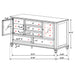 Sandy Beach 4 & 5 Piece Pc Bedroom Set Cal.King & E.King - Visions in Furniture (La Mirada, CA)