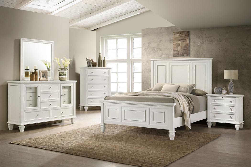 Sandy Beach 4 & 5 Piece Pc Bedroom Set Cal.King & E.King - Visions in Furniture (La Mirada, CA)