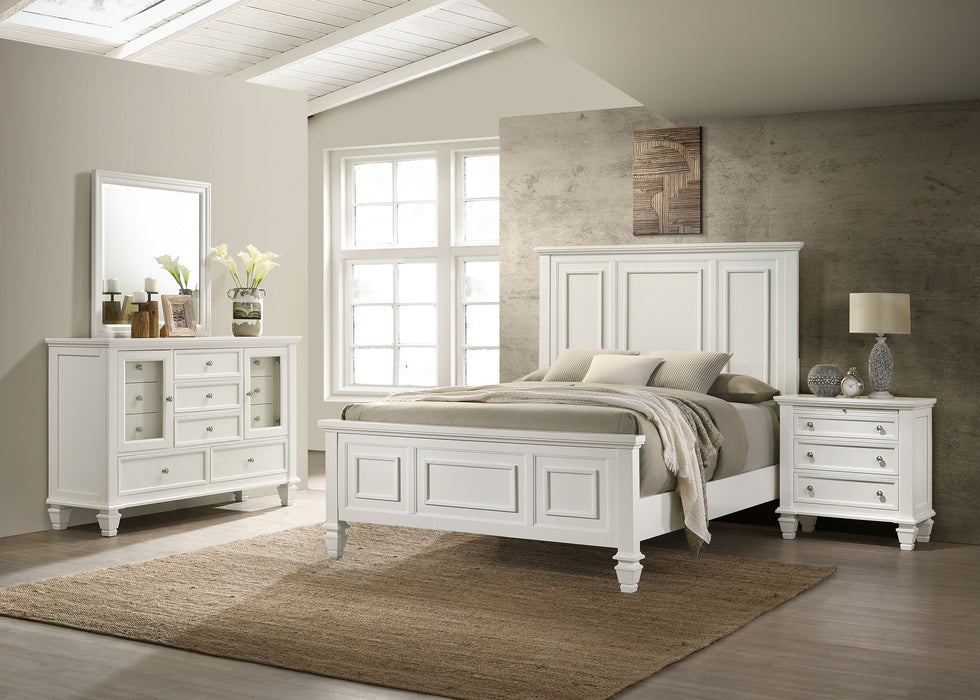 Sandy Beach 4 & 5 Piece Pc Bedroom Set Cal.King & E.King - Visions in Furniture (La Mirada, CA)