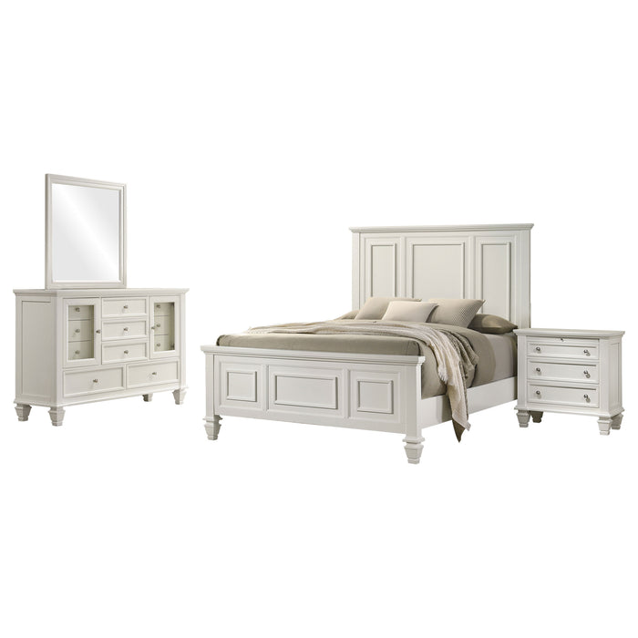 Sandy Beach 4 & 5 Piece Pc Bedroom Set Cal.King & E.King - Visions in Furniture (La Mirada, CA)