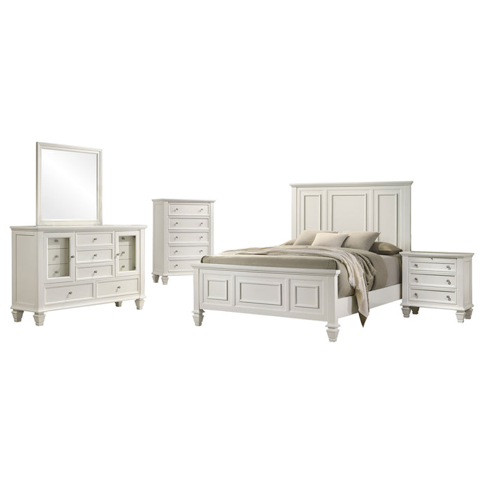 Sandy Beach 4 & 5 Piece Pc Bedroom Set Cal.King & E.King - Visions in Furniture (La Mirada, CA)