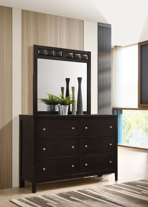 Carlton Dresser With Mirror - Visions in Furniture (La Mirada, CA)