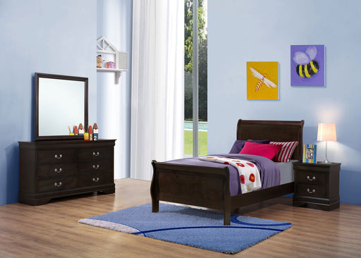 Louis Philippe 4 & 5 Piece Bedroom Sets Twin & Queen - Visions in Furniture (La Mirada, CA)