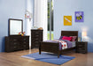 Louis Philippe 4 & 5 Piece Bedroom Sets Twin & Queen - Visions in Furniture (La Mirada, CA)