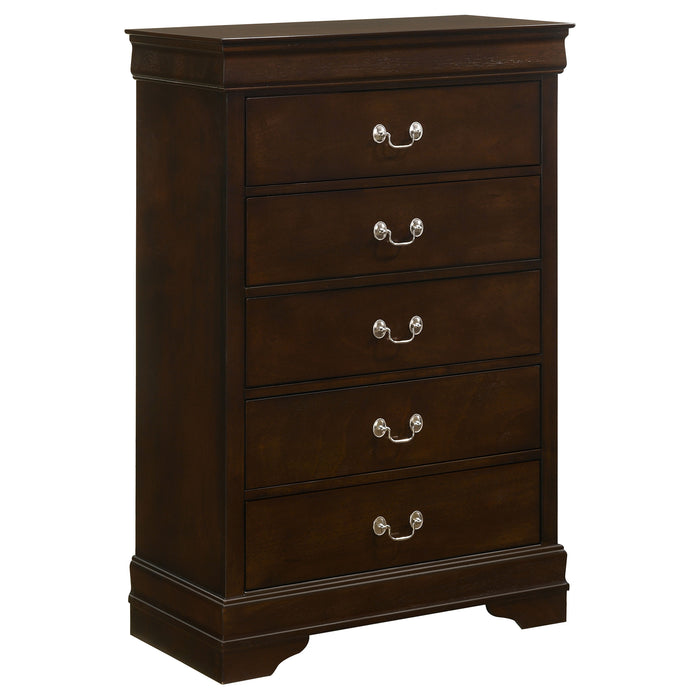 Louis Philippe 4 & 5 Piece Bedroom Sets Twin & Queen - Visions in Furniture (La Mirada, CA)