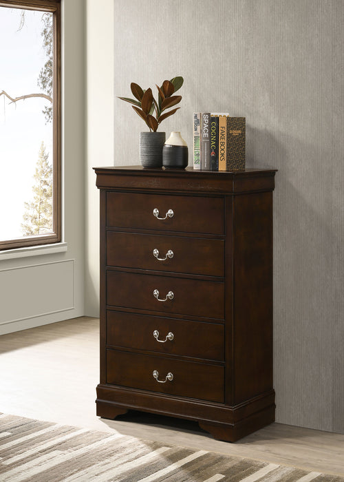 Louis Philippe Chest Brown - Visions in Furniture (La Mirada, CA)