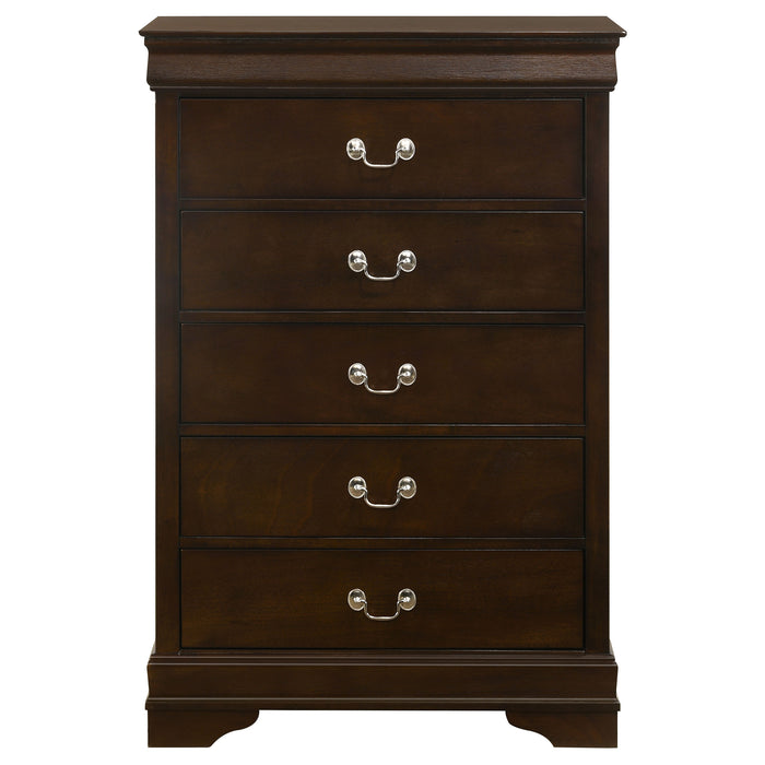Louis Philippe Chest Brown - Visions in Furniture (La Mirada, CA)