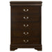 Louis Philippe Chest Brown - Visions in Furniture (La Mirada, CA)