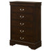 Louis Philippe Chest Brown - Visions in Furniture (La Mirada, CA)