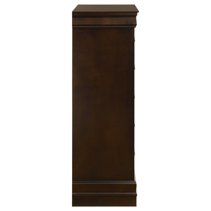 Louis Philippe Chest Brown - Visions in Furniture (La Mirada, CA)