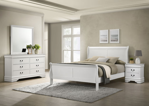 Louis Philippe 4 & 5 Piece Bedroom Set Full, Twin, King, & Queen - Visions in Furniture (La Mirada, CA)