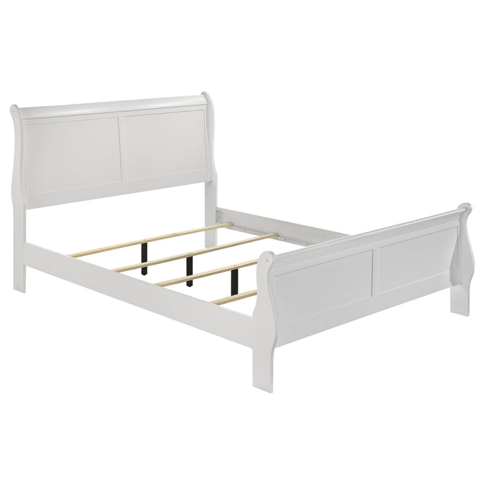 Louis Philippe Eastern King, Full, & Queen Bed - Visions in Furniture (La Mirada, CA)