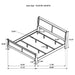 Louis Philippe Eastern King, Full, & Queen Bed - Visions in Furniture (La Mirada, CA)