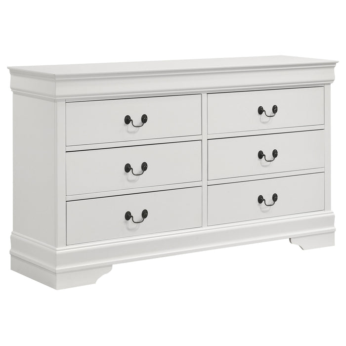 Louis Philippe 4 & 5 Piece Bedroom Sets Twin & Queen - Visions in Furniture (La Mirada, CA)