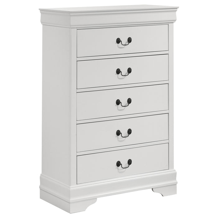 Louis Philippe 4 & 5 Piece Bedroom Sets Twin & Queen - Visions in Furniture (La Mirada, CA)