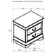 Louis Philippe 4 & 5 Piece Bedroom Sets Twin & Queen - Visions in Furniture (La Mirada, CA)