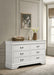 Louis Philippe 6-drawer Dresser White - Visions in Furniture (La Mirada, CA)