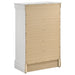 Louis Philippe 5-drawer Bedroom Chest White - Visions in Furniture (La Mirada, CA)