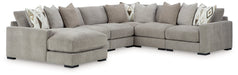 Aslan Court Sectional with Chaise - Visions in Furniture (La Mirada, CA)