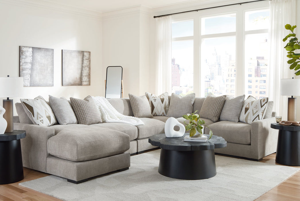 Aslan Court Sectional with Chaise - Visions in Furniture (La Mirada, CA)
