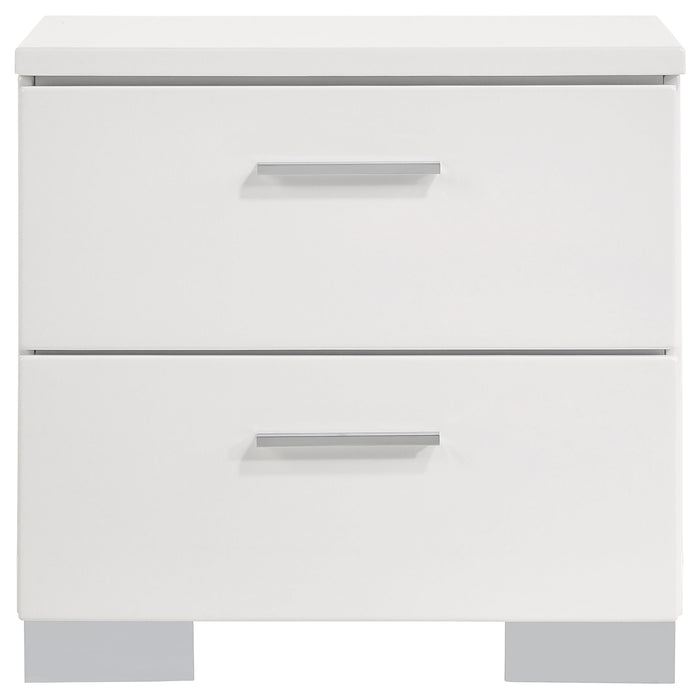 Felicity Bedroom Set White - Visions in Furniture (La Mirada, CA)