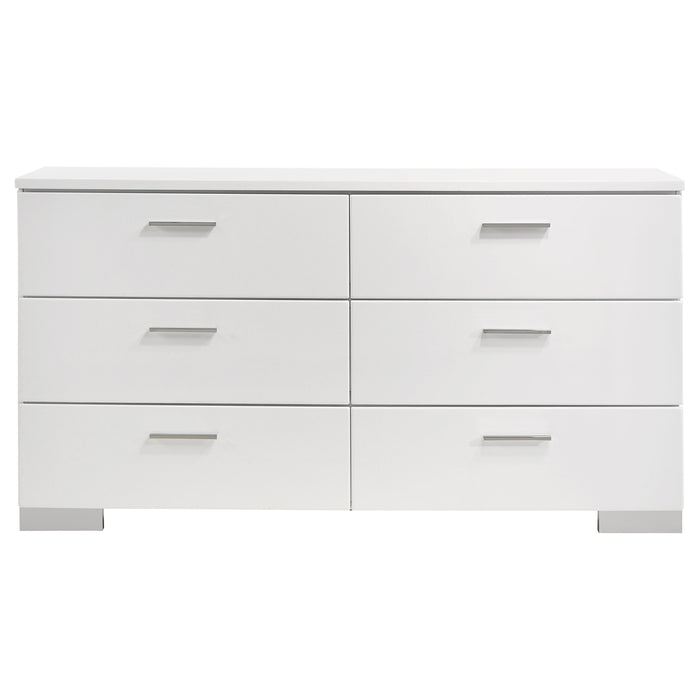 Felicity Bedroom Set White - Visions in Furniture (La Mirada, CA)