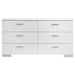 Felicity Bedroom Set White - Visions in Furniture (La Mirada, CA)