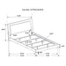 Felicity Bedroom Set White - Visions in Furniture (La Mirada, CA)