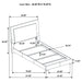 Felicity Bedroom Set White - Visions in Furniture (La Mirada, CA)
