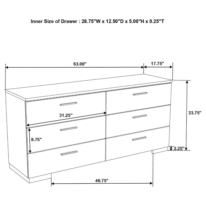 Felicity Bedroom Sets - Visions in Furniture (La Mirada, CA)
